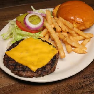 Wolfies Cheese Burger Lunch