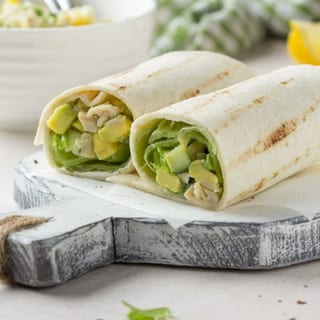 VEGGIE SPINACH & MUSHROOM BREAKFAST BURRITO