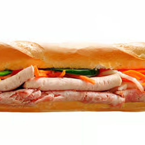 B1 Ham & Meatloaf Baguette.