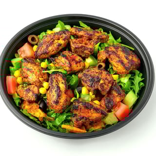 Chicken Kabob Salad