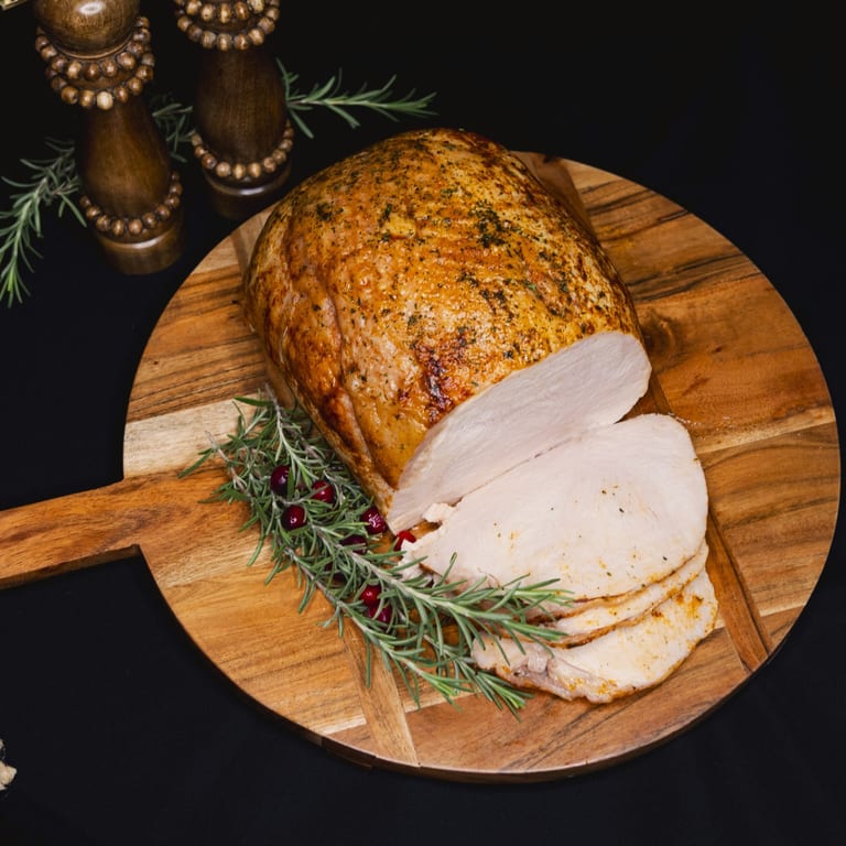 Roasted  and Smoked Turkey Breast