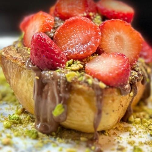 Dubai Chocolate French Toast.