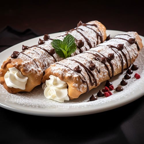 Cannoli (2 pieces).