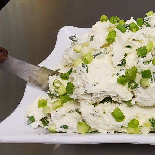 Scallion cream cheese 1/4 lb.