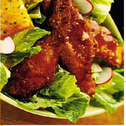 Crispy BBQ Chicken Salad.