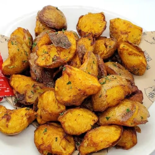 Crispy Yukon Potato.