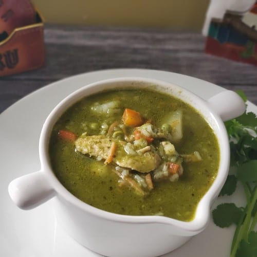 Aguadito de Pollo Soup / Peruvian vegetable chicken soup ( 12 oz ).