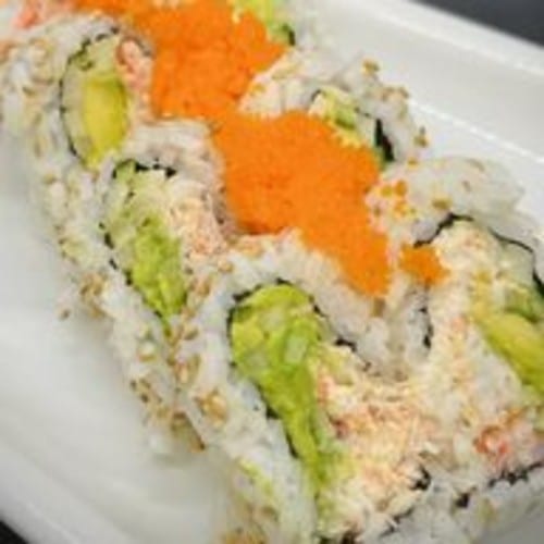 REAL CRAB California Roll with Snow Crab.