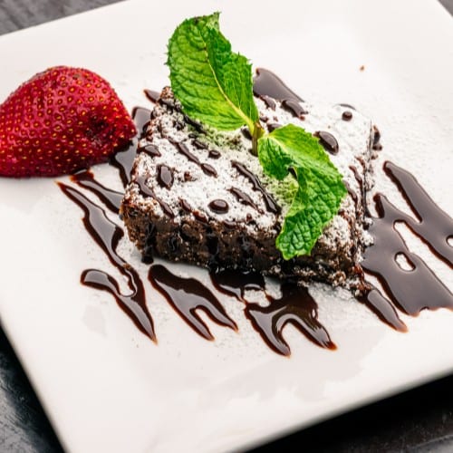 Gluten Free Espresso Brownie.