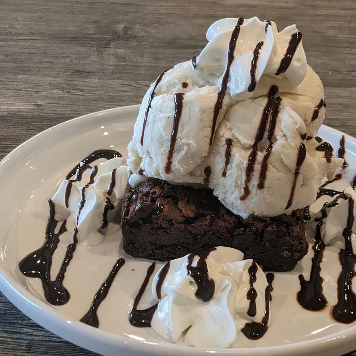 Brownie Sundae.