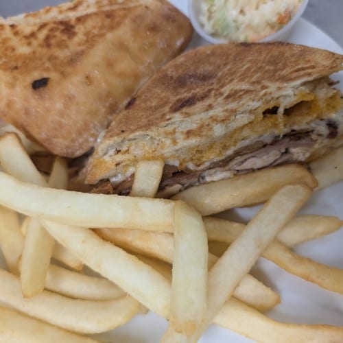 Breaded Chicken Pesto Paninis.