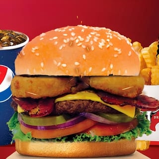 1/4 Lb Western Bacon Cheeseburger Combo