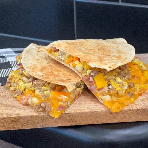 Breakfast Quesadilla (available until 11am).