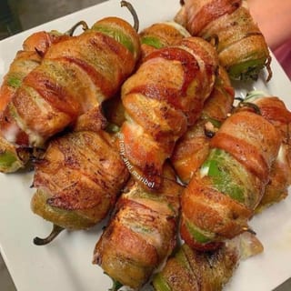 Stuffed Jalapenos with Bacon
