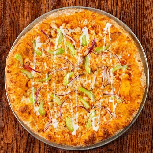 Buffalo Chicken Pizza.