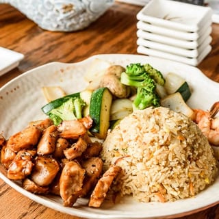 Teriyaki Chicken Dinner Plate •