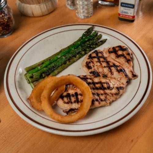 Marinated Charbroiled Chicken.