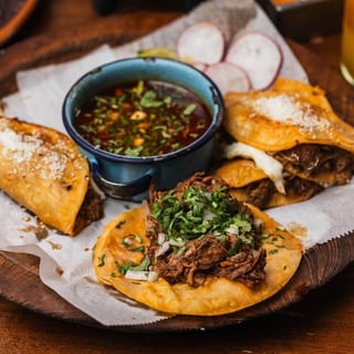 Birria sampler