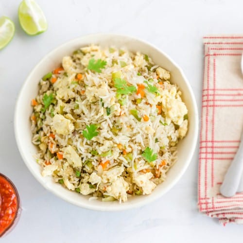 Bucket Egg Fried Rice.