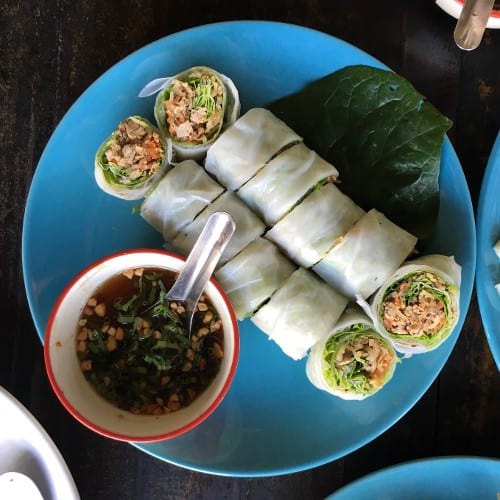 A5. Fresh spring rolls w/ Grilled Chicken (GC Ga).