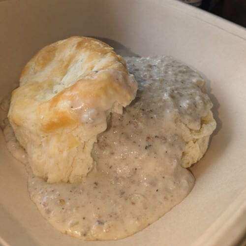 Biscuit and Gravy.