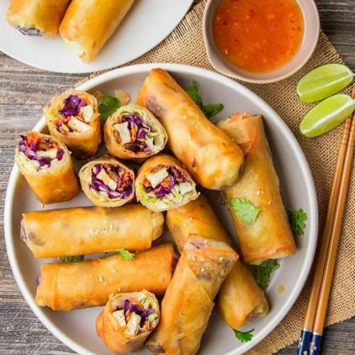 Vegetable Egg Roll.