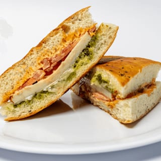 Turkey and Basil Pesto Panini Sandwich