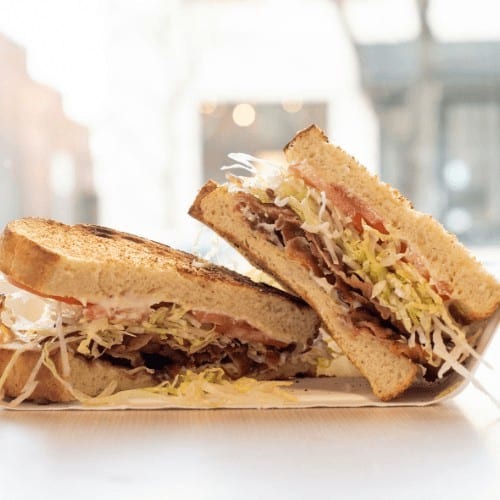 Toasted BLT Sandwich.