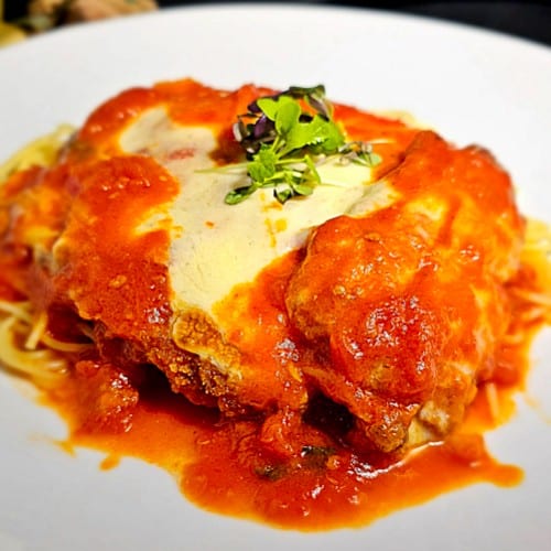 Chicken Parmigiana.