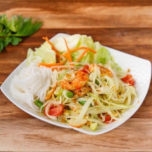 Som Tum Goong (Gluten-Free).