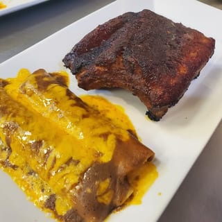 Ribs & Cheese Enchiladas
