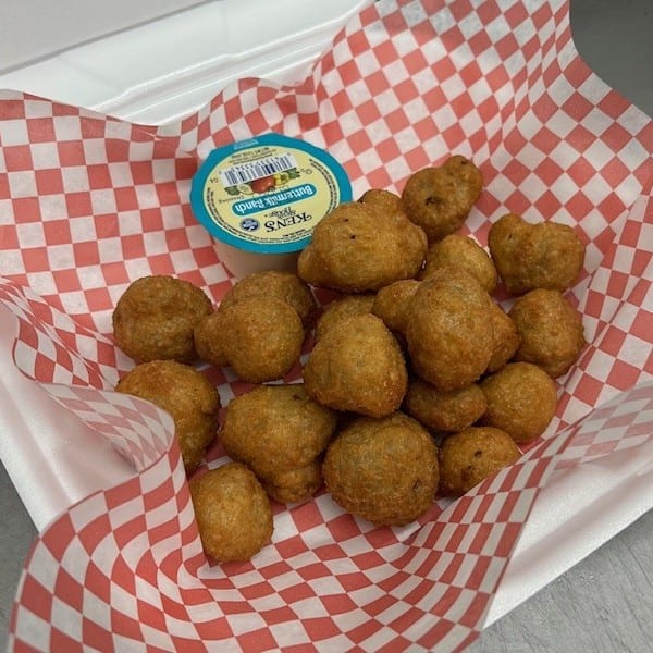 Fried Mushrooms with Ranch.