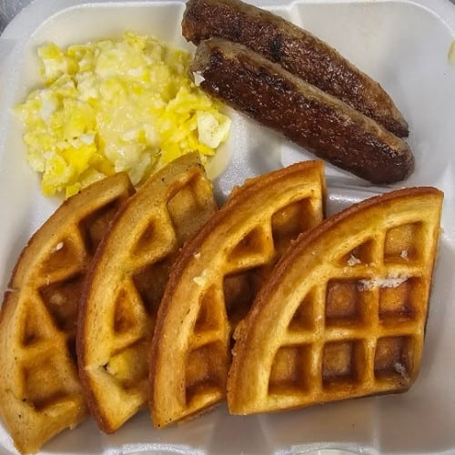 Waffle Platter.