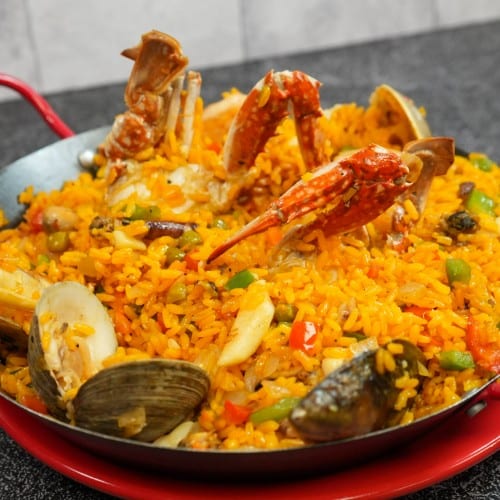 Arroz Con Mariscos.