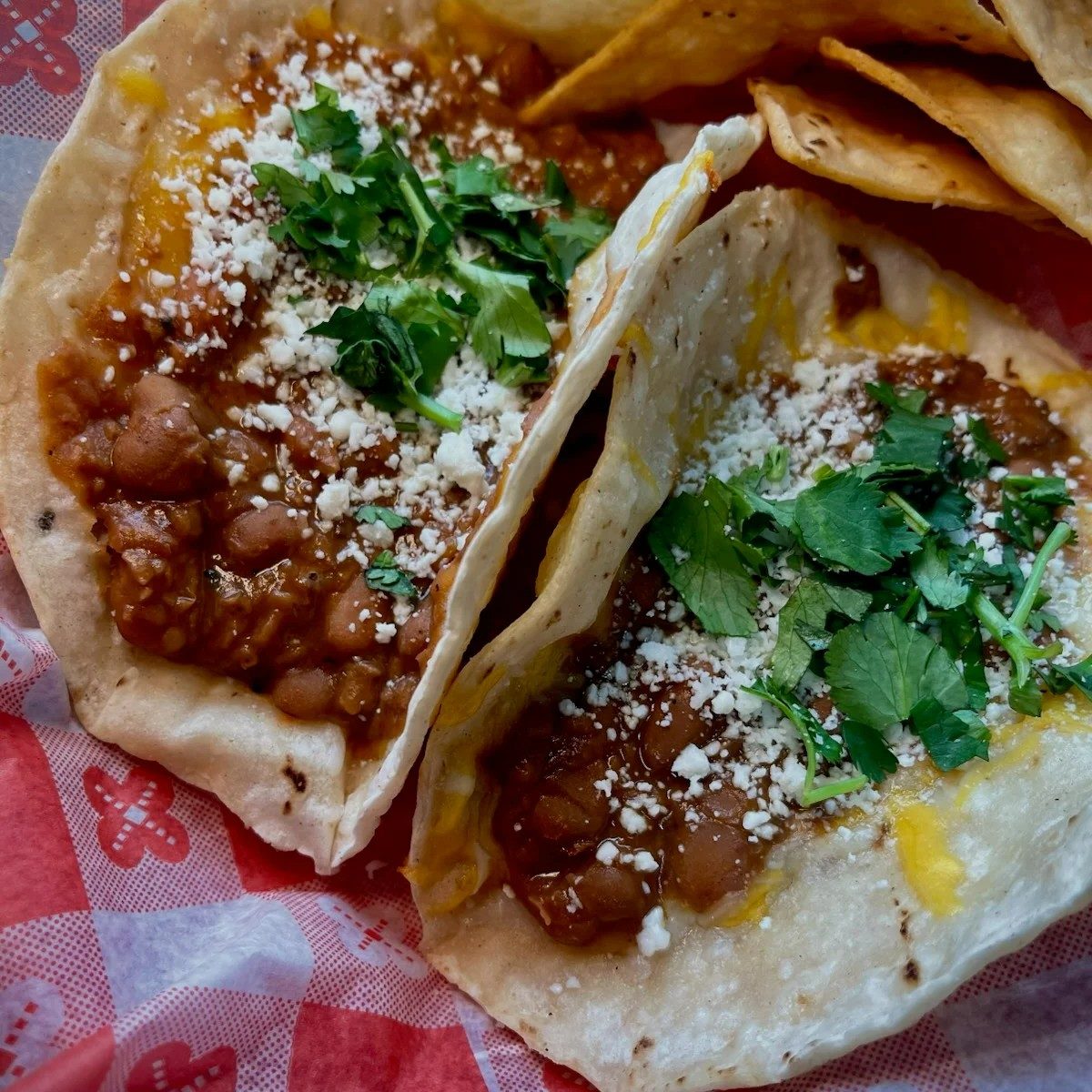 Kids Bean & Cheese Burritto.