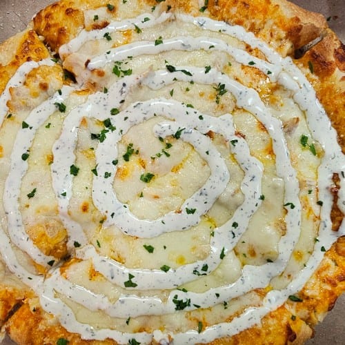 Buffalo Chicken Pizza (8-cut).