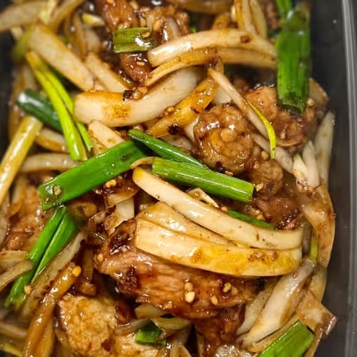 Mongolian Beef Lunch.