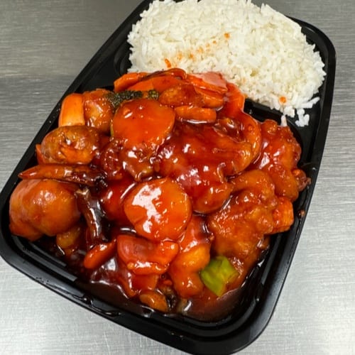 Three Happiness Shrimp.