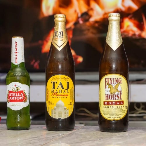 Stella Artois Beer Bottle 7 Oz (5.2% Abv).