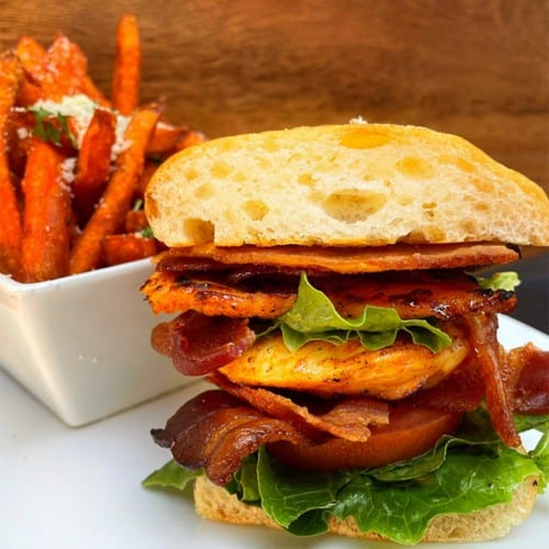 Chicken BLT Sandwich.