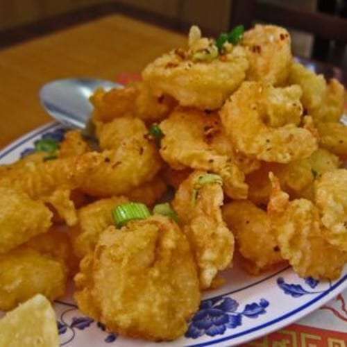 Pepper Salted Shrimp.