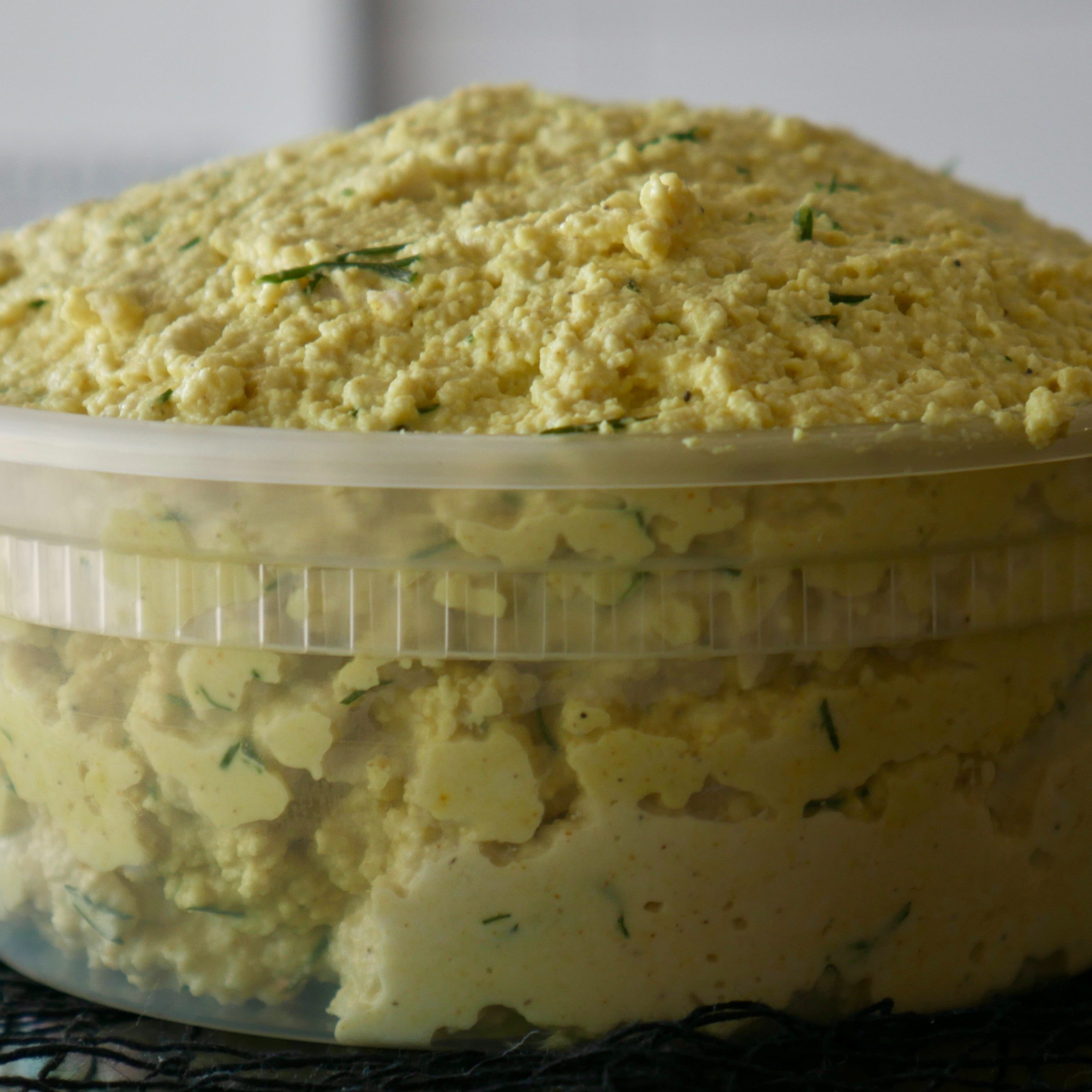 1/4 lb Egg salad.
