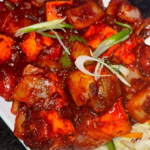 Chilly Paneer(vegetarian).