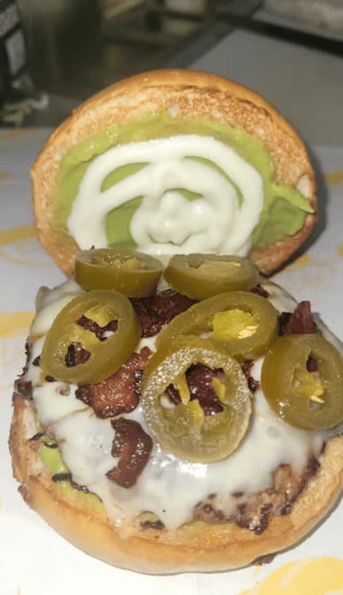 Southwestern Delite Burger.