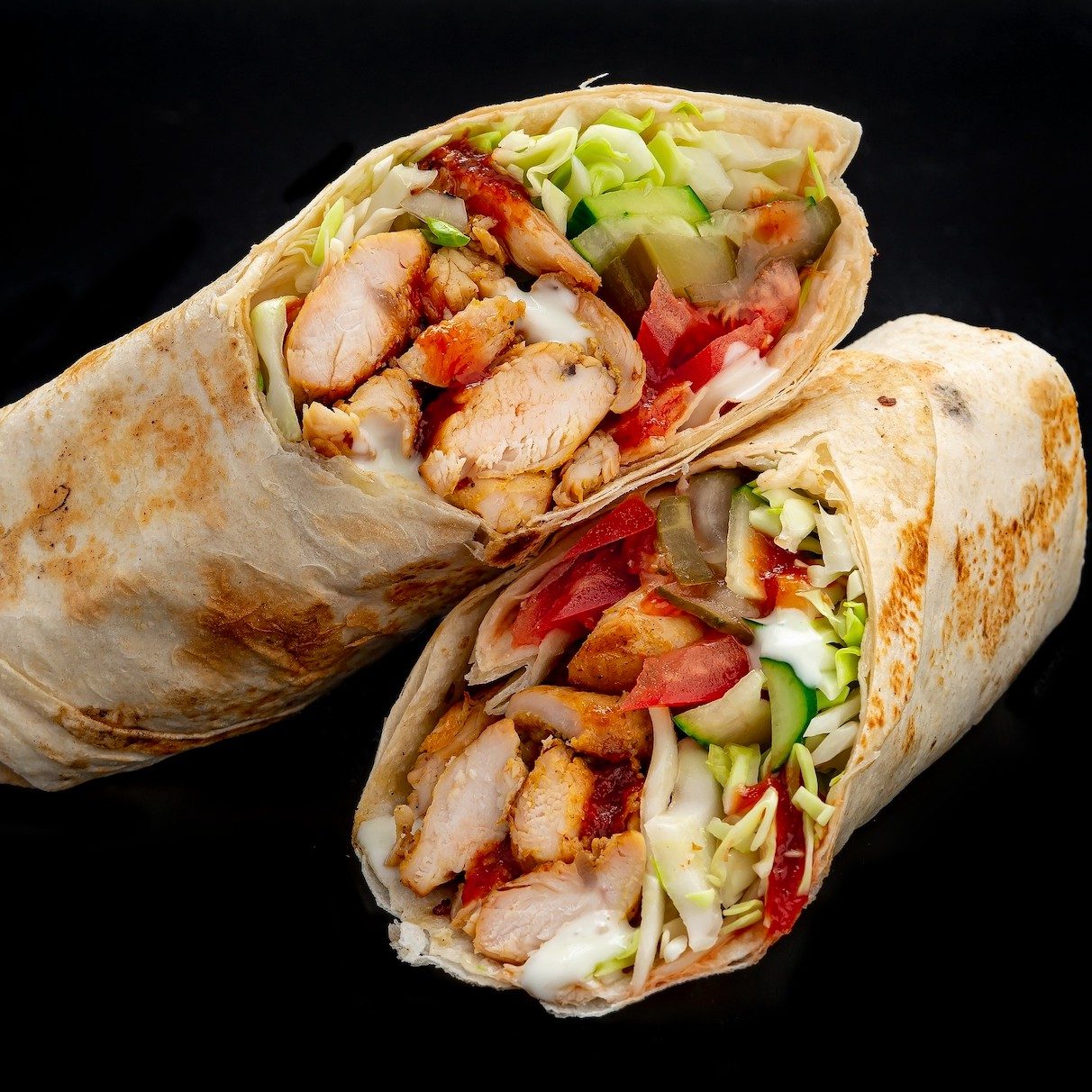 Chicken Healthy Wrap.
