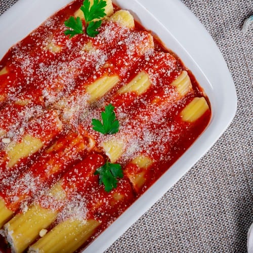 Manicotti.