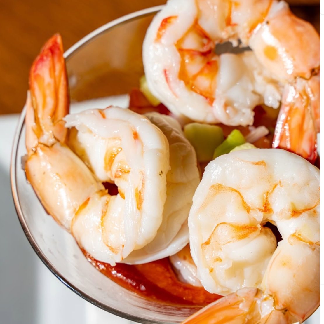 Jumbo Shrimp Cocktail.
