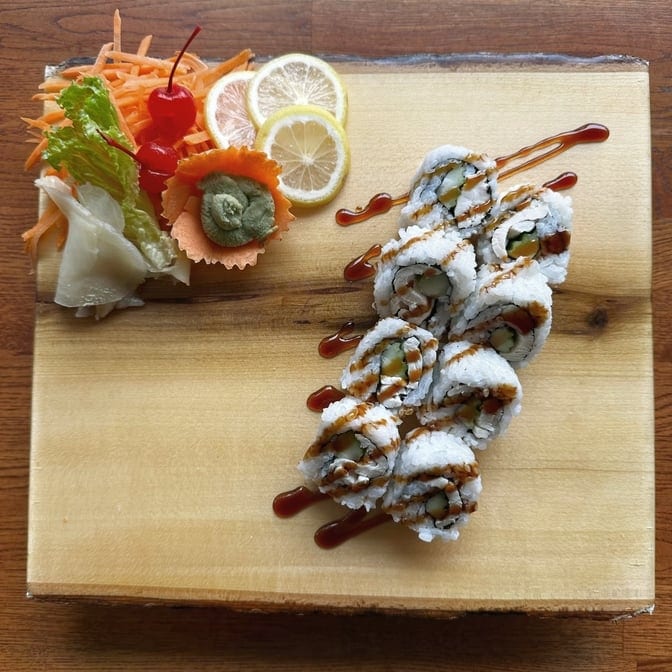 CHICKEN TERIYAKI ROLL.