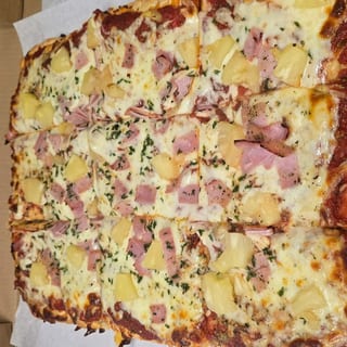 The Aloha (Hawaiian) Sicilian Pizza
