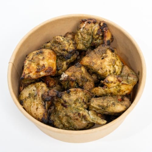 Grilled Hariyali Chicken Kabob.